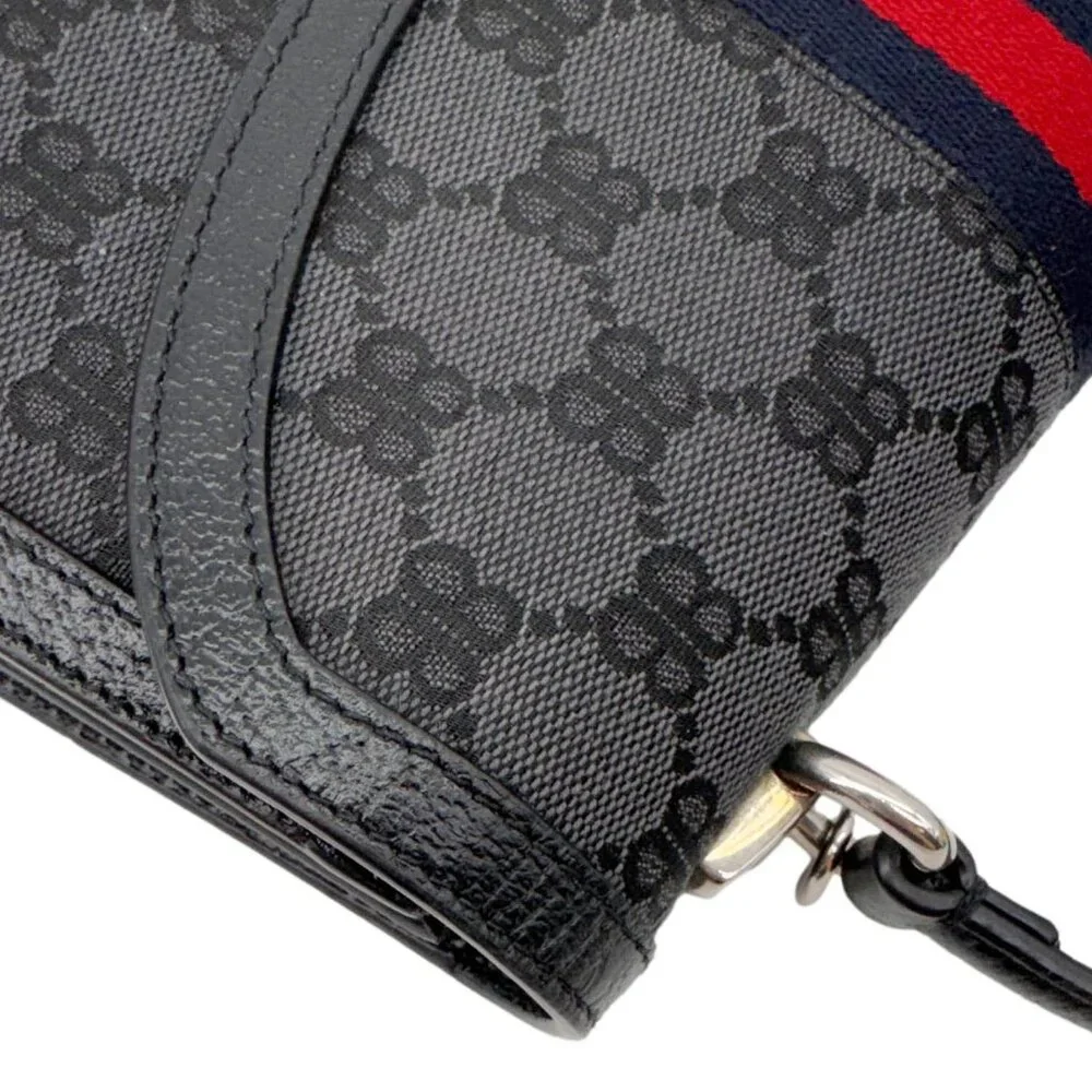 Gucci  X BALENCIAGA The Hacker Project BB Supreme Monogram Canvas Shoulder Bag - Picture 6 of 11
